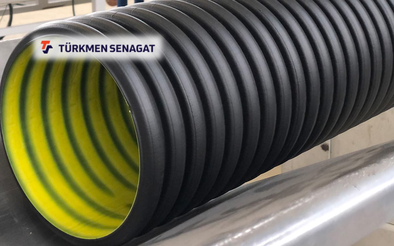 Двухслойная гофрированная труба